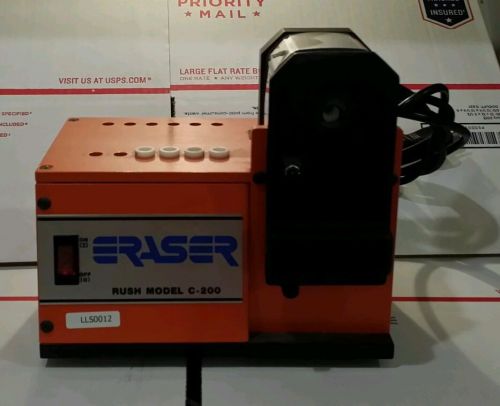 ? WORKS! ERASER RUSH MODEL C200 AR4901 Wire Stripper &amp; Wire Guides Ships FREE ?