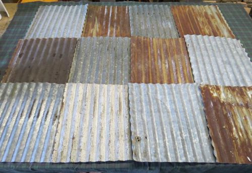 RECLAIMED METAL ROOFING CORRUGATED PANELS/
