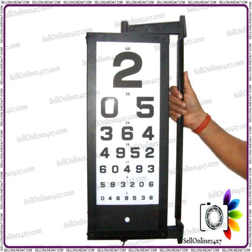 Eye test snellen chart revolving drum- test chart numbers, languages , pattern for sale