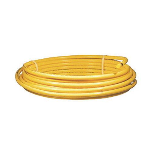GasShield DY08050 1/2&#034; OD Plastic Coat Yellow Tubing - Approx 40 Feet Length