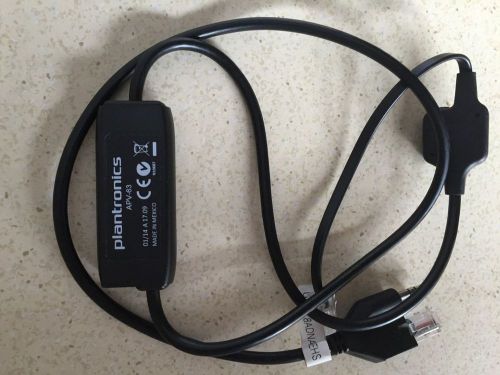 PLANTRONICS PL-38734-11 APV-63 Electronic Hook Switch Cable for Avaya Headset