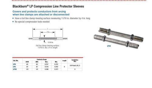 B l a c k b u r n   L P  Compression Line Protector Sleeves  LB 4