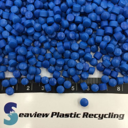 Plastic Pellets Polyethylene Royal Blue 10 LBS.