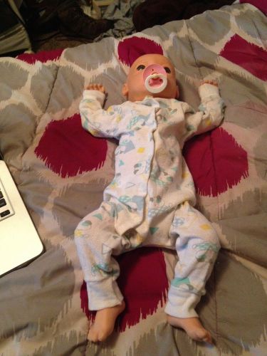 Vintage Resussi Baby CPR manikin doll Infant