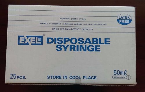 Exel Syringe 30ml Cath Tip #26292 NEW IN SEALED BOX 50/Box