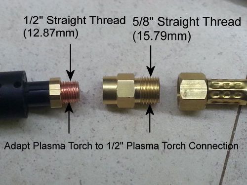 Plasma torch adapter kit - fit a new torch to an old plasma cutter *u.s. seller* for sale