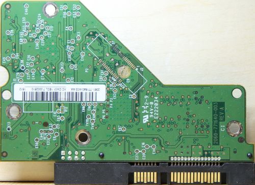PCB 2061-771640-W03 Western Digital 500Gb WD Caviar Green HDD 3.5&#034; SATA Logic