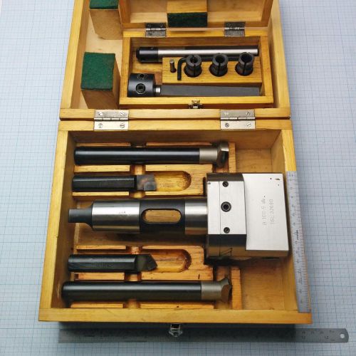 WMW Boring &amp; Facing Head MT5 (Morse Taper 5) with accessories (DDR Ausdrehkopf)