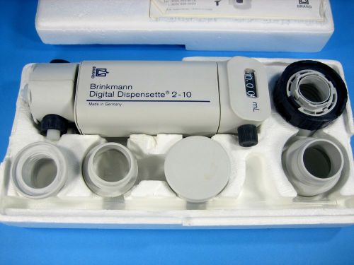 Brinkmann  -  50-10-120-7  Digital Dispensette  -  Bottletop Dispenser 2-10 ml