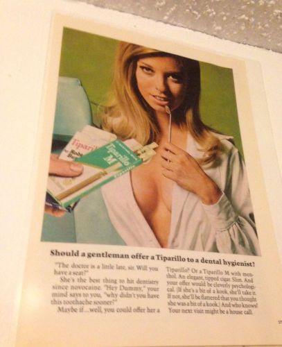 Vintage 1969 Laminated Advertisement Dental Hygienist-dentsply, Schein, Kavo