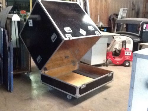 Clydesdale Custom Black Equipment Case 46&#034;x 48&#034;x 41&#034; Very Clean A1074