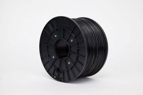 Black 175mm ABS 3D Printer Filament - 1kg Spool (2.2 lbs)