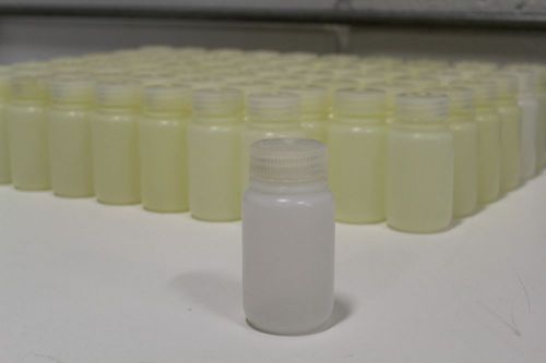 68pk Nalgene Polypropylene Plastic Sample Bottles Wide Mouth Screw Lid 125ml-4oz
