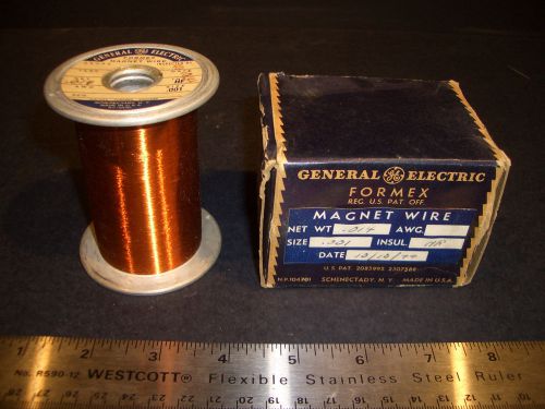 Vintage General Electric Formex Copper Magnet  Wire size .001