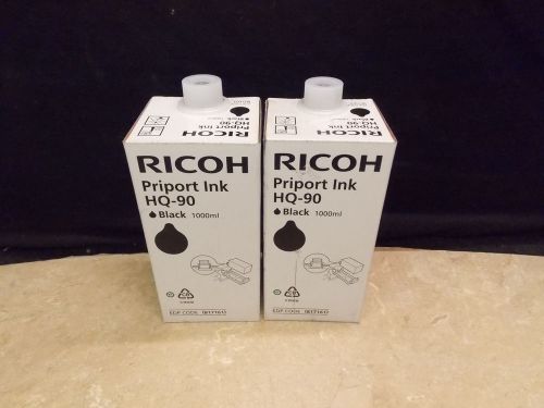 Genuine NEW Ricoh Priport Black Ink HQ-90 817161 1000ml