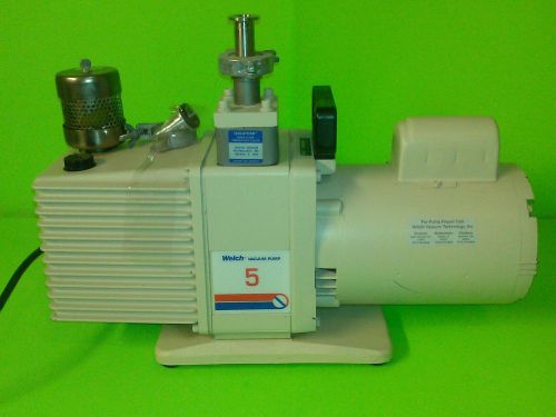 Welch 5 vacuum pump 8915 directorr direct drive rotary vane  high vacuum for sale