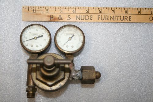 Vtg Craftsman Gas Regulator Dual Meter steampunk