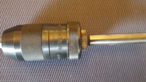ROHM 1-13mm J2 Precision Keyless Drill Chuck 1/32&#034; - 1/2&#034; - .500 Shank GERMANY