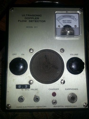 PARKS MEDICAL ULTRASONIC DOPPLER FLOW DETECTOR MODEL 811