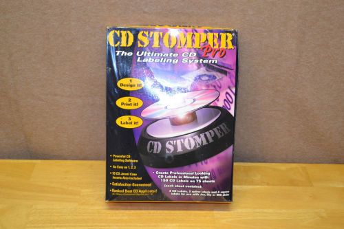 Brand New CD Stomper Pro Ultimate CD &amp; DVD Labeling System Kit Package