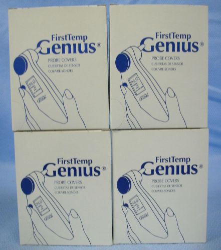 4 Boxes of 105ea First Temp Genius Probe Covers #8884-810055