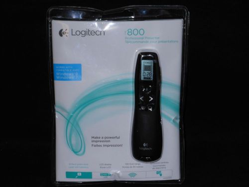 New Logitech R800  Professional Presenter with Green Laser Pointer