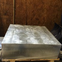9 inch thick Aluminum Plate 6061 Wide 26.5 Long 28.375