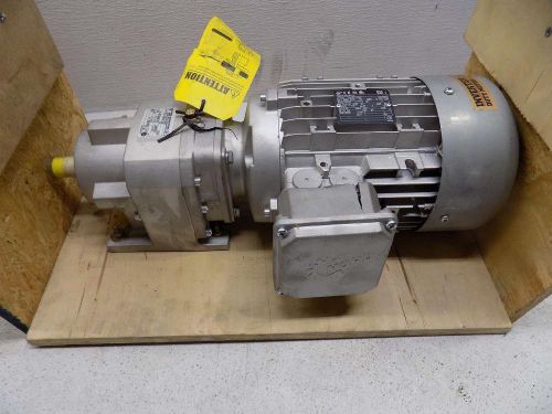 Nord sk 100la/4 cus unit 5hp electric motor w/gear box type sk 372.1-100la/4 cus for sale
