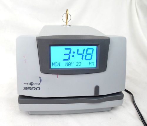 Pyramid 3500 Electronic Time Clock Recorder &amp; Document Stamp Payroll