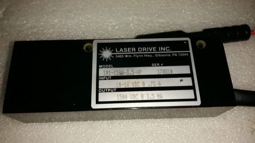 Laser Drive Inc Model 101-1500-3.5-HP  Voltage  Adapter for HP-5518A Laser Head