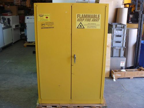 EAGLE 9010 90 GALLON FLAMMABLE SAFETY STORAGE CABINET SELF CLOSING