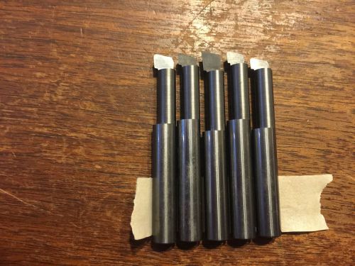 Lot of (5) 5/16&#034;  lightly used carbide micro bars for sale