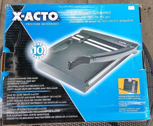X-acto 12-inch guillotine - black (model #26232) for sale