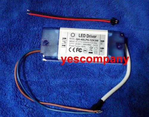 Constant Current Driver for 6-12pcs 3W High Power LED in series,6-12x3w 950mA
