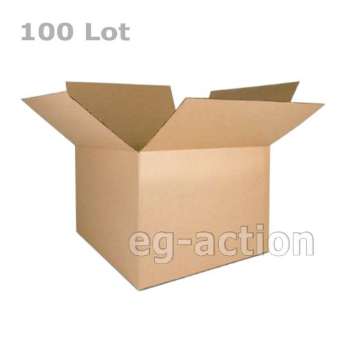 100 8x6x4 Cardboard Packing Mailing Moving Shipping Boxes Corrugated Cartons