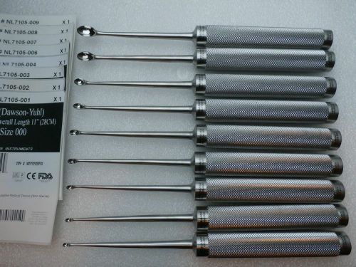 Cobb(dawson-yuhal) curette 11&#034;(set of 9pcs)surgical veterinary spine instruments for sale