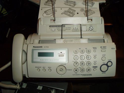 Panasonic Compact plain paper fax and copier kx-fp205
