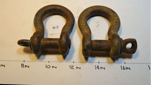 SHACKLES, CLEVIS, 3/4&#034;, MADE IN THE U. S. A.