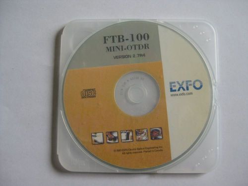 EXFO FTB-100 MINI OTDR Software ver.2.7R4