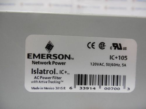 EMERSON ISIATROL,IC+105,W/ACTIVE TRACKING