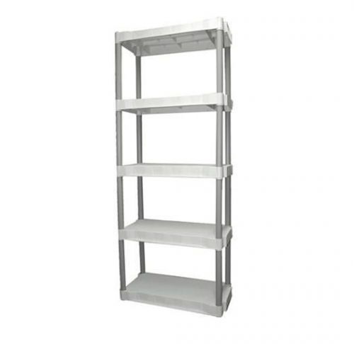 Shelf Storage Unit, Light Taupe