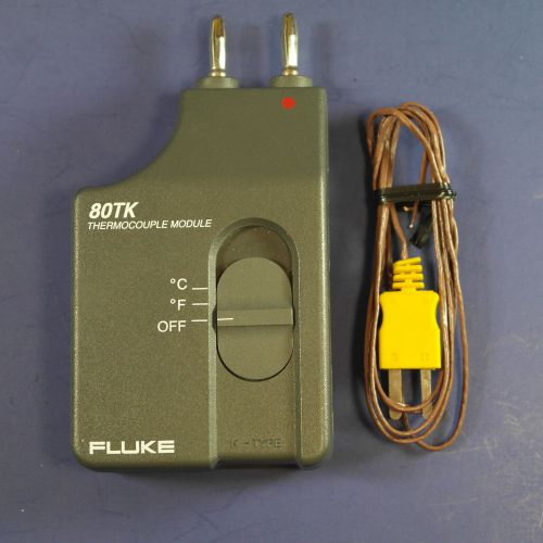 Fluke 80tk thermocouple module, excellent condition for sale