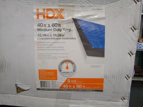 HDX [Home Depot] 40X60 Foot Medium Duty Tarp *NEW IN BOX*