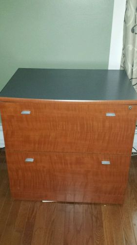 File Cabinet with Faux Cherry Finish