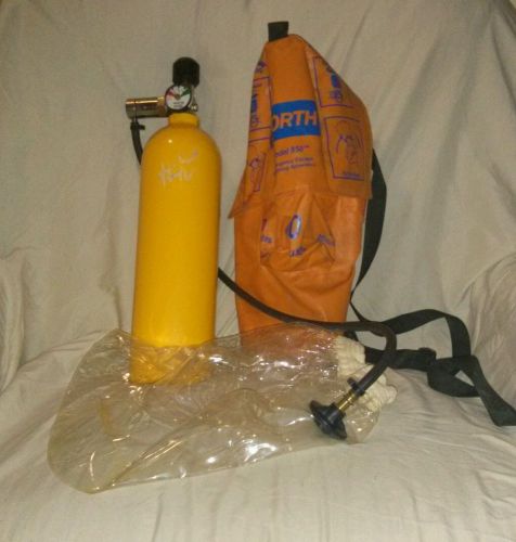 North model 850 respirator emergency escape breathing apparatus complete for sale