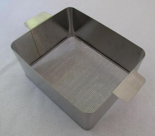 ULTRASONIC CLEANING BASKET 950P STAINLESS STEEL 10.5 x 8.3125 x 5 Degreasing