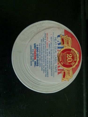 Unitherm heat-seal label tape