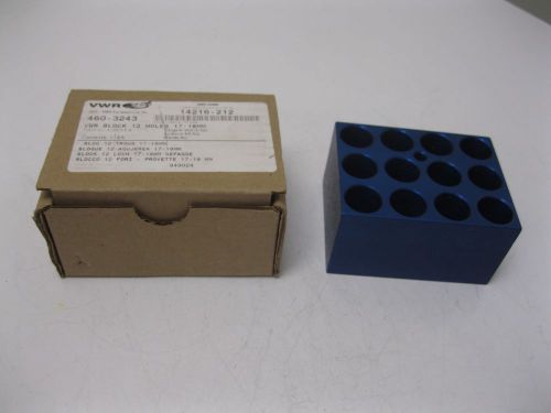 VWR Model 460-3243 Heating Block 12-Holes NEW L2 (1992)