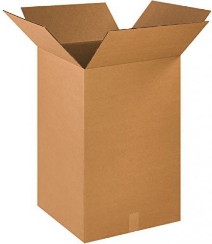 Aviditi 181828 Single-Wall Corrugated Box, 18 Length X 18 Width X 28 Height, Of