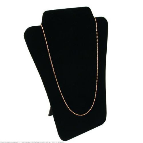 Black Velvet Necklace Display Jewelry Bust Easel 8&#034;